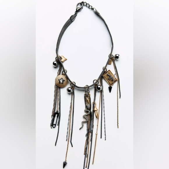 Zara Charm Choker Necklace - Picture 5 of 5